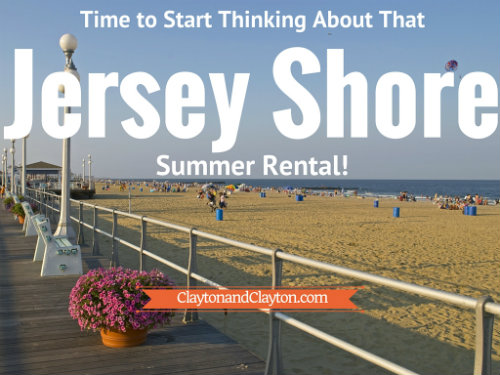 jersey shore summer rentals