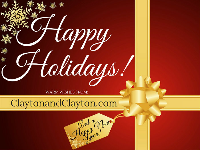 merry christmas from Clayton and Clayton REALTORS®