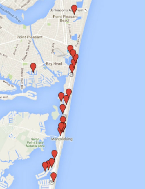 jersey shore real estate map